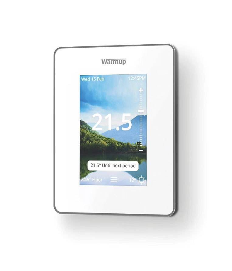 Warmup Warmup Bright Porcelain 7iE UFH Thermostat