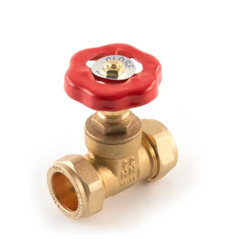 Gate Valve Brass - 22Mm