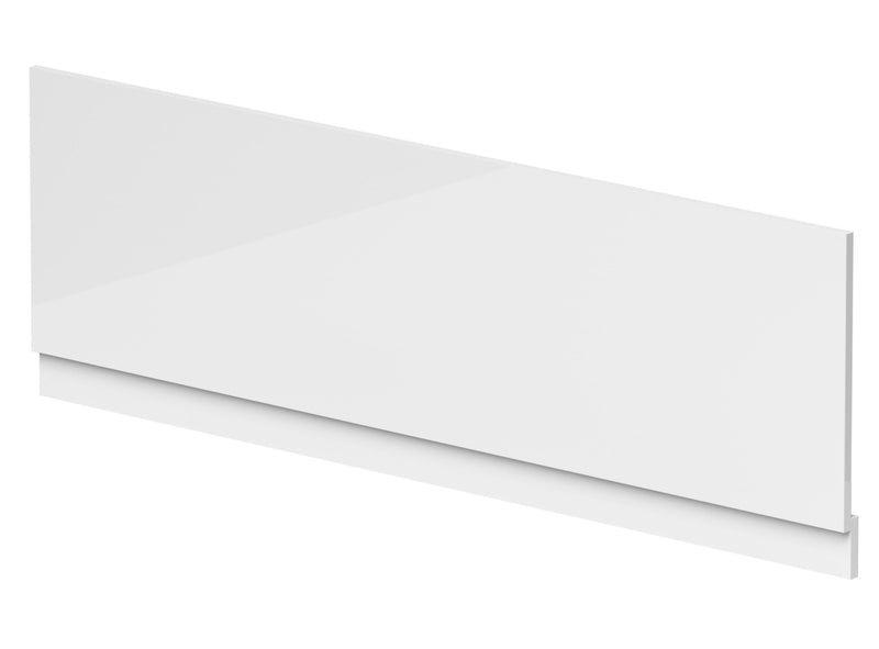 1700mm MDF Gloss Straight Front Bath Panel With Plinth BPR105