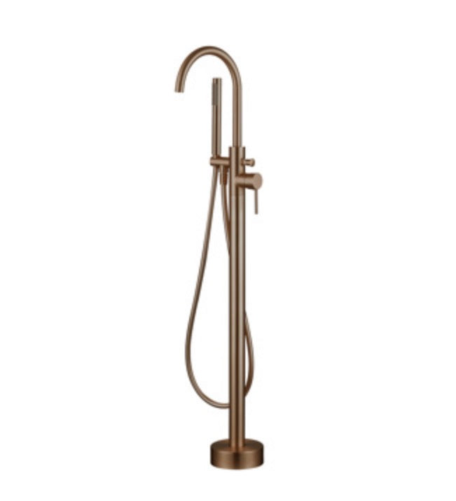 Bewl Freestanding Bath Shower Mixer - Dark Brushed Bronze 167.BWFBSMBZ