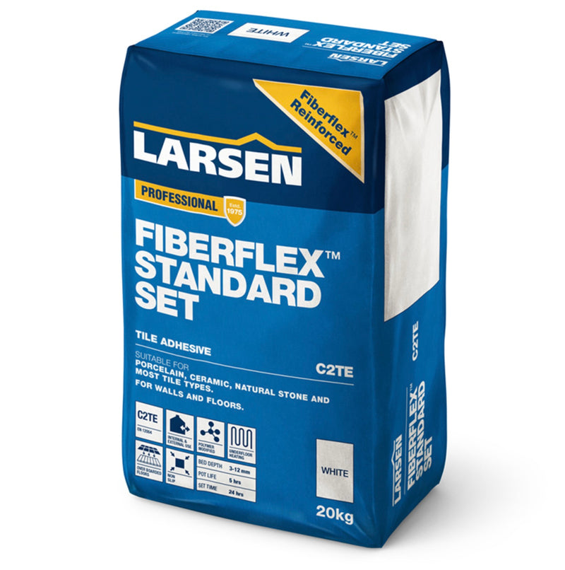 Larsen Trade Standard Set Adhesive White 20Kg (Blue Bag)