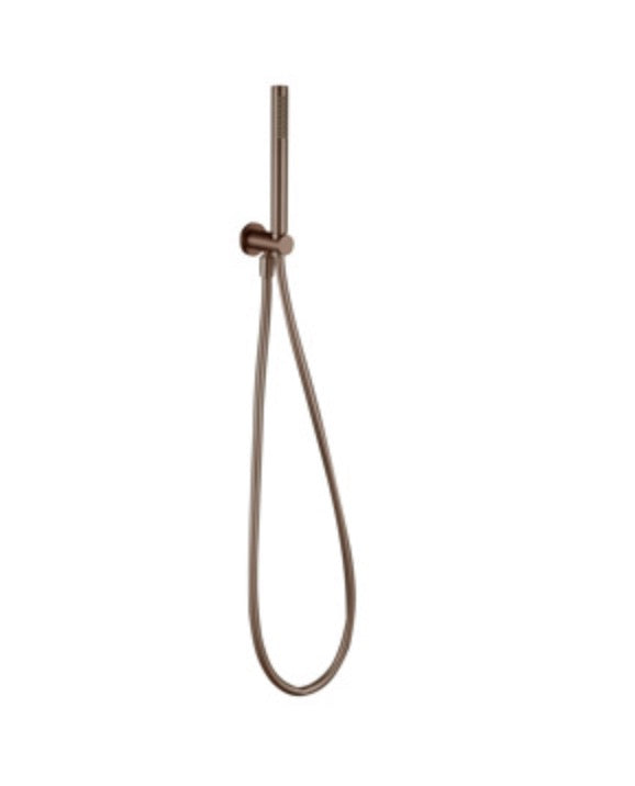 Bewl Round Shower Handset incl. Wall Bracket & Hose - Dark Brushed Bronze 167.RSHWBBZ