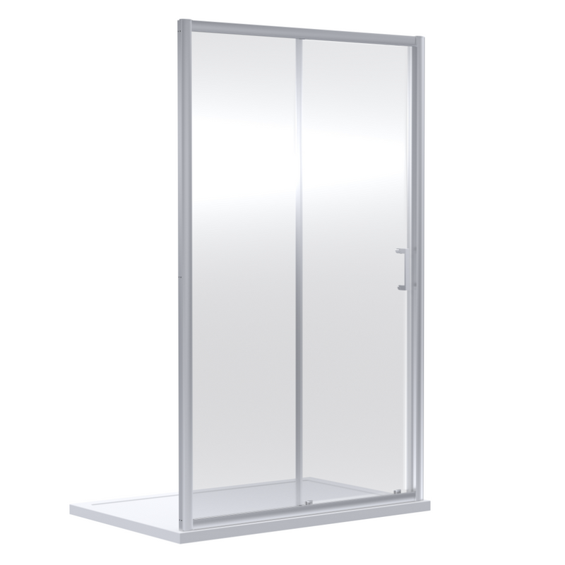 Artesan Hapi6 Sliding Door - 1300mm - Polished Silver