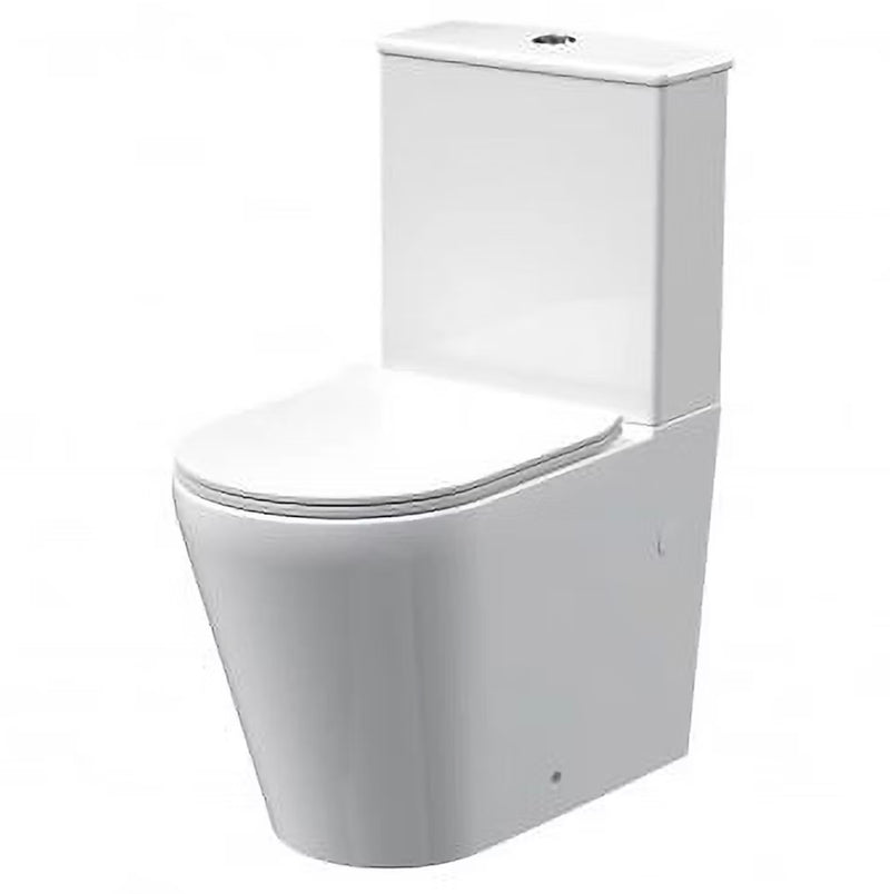 GLOBE-655 - Flush to wall Rimless Pan, Cistern and Seat