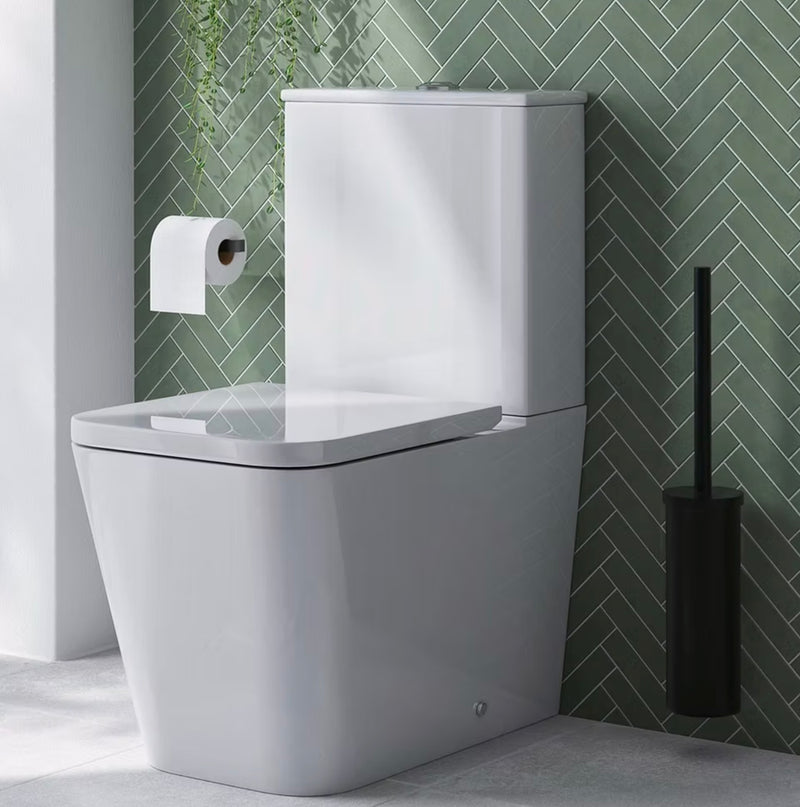 OMEGA-555 - Flush to wall Rimless Pan, Cistern and Seat
