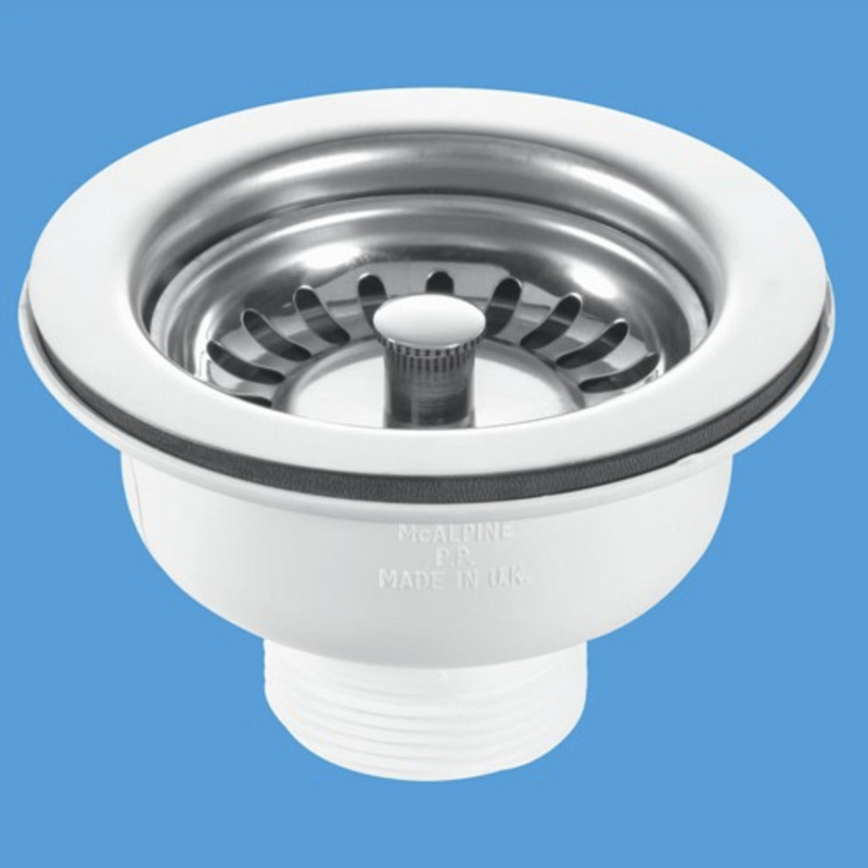 McAlpine Basket Strainer Waste
S/S