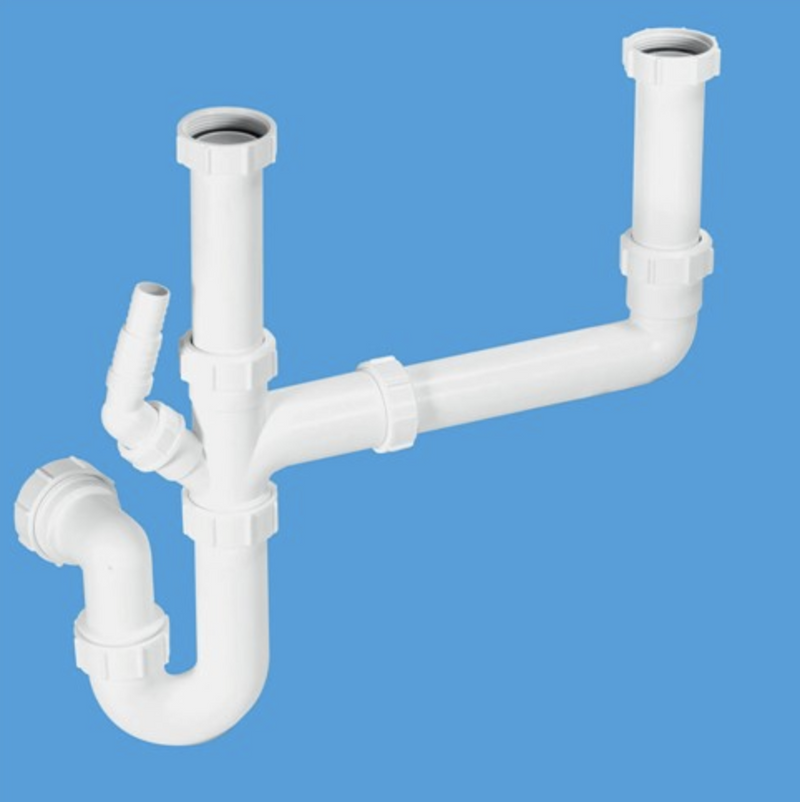 Mcalpine 1.5" Double Bowl Kit