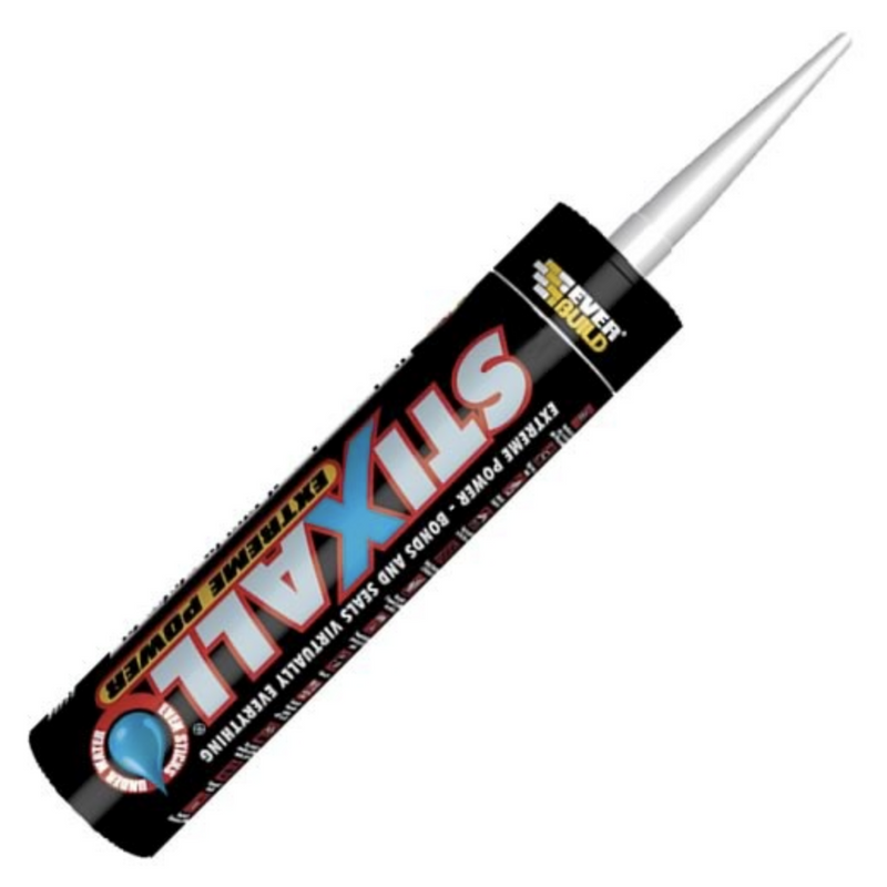 Everbuild Stixall Silicone 300Ml - Crystal Clear