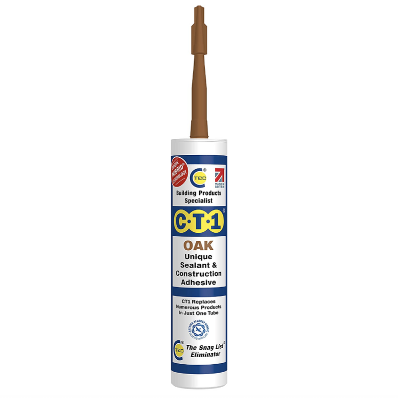 C-Tec Ct1 Sealant & Adhesive
290Ml - Oak