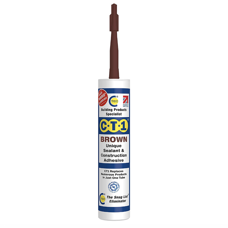 C-Tec Ct1 Sealant & Adhesive
290Ml - Brown