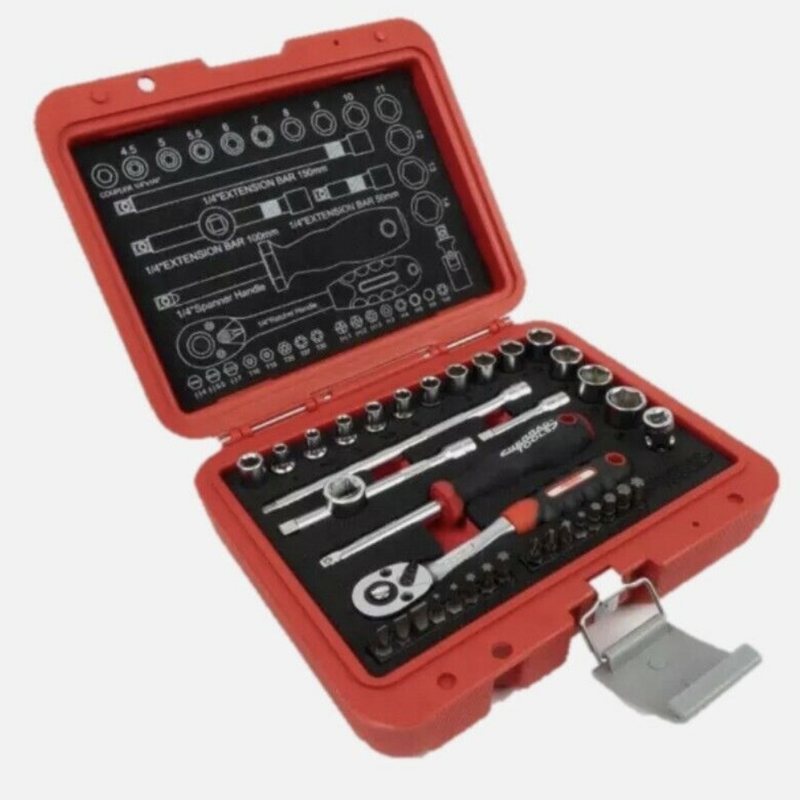 Nerrad Tools 37Pc
1/4Inch Socket Set Nt6400