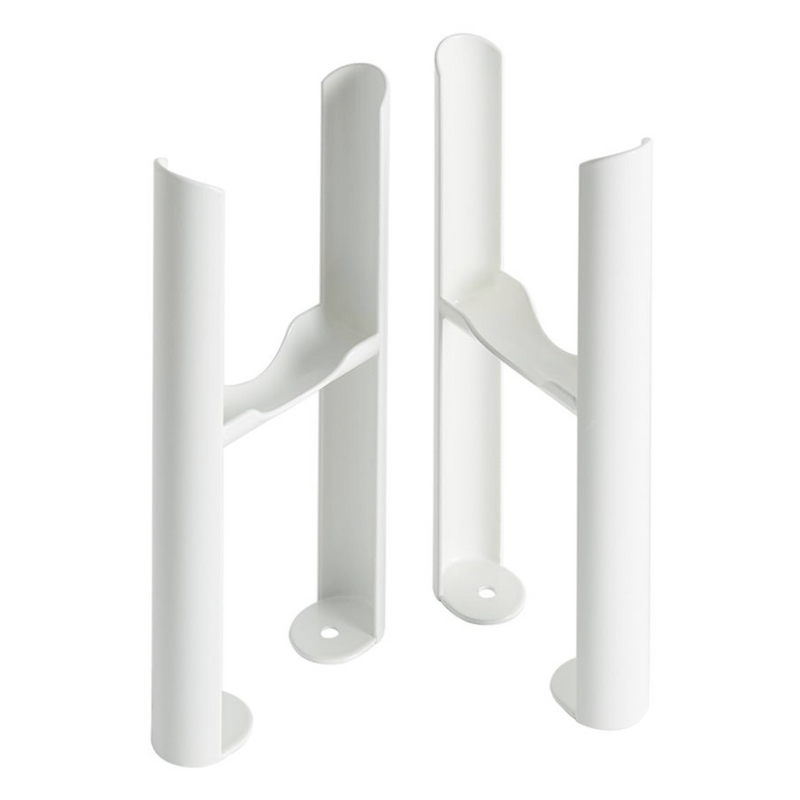 Traditional 3 Column Radiator Feet - White