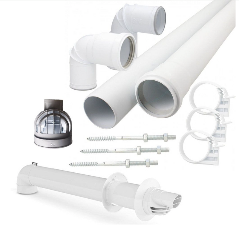 Vaillant White 0.7M Horizontal
Flue - Plume Management Kit