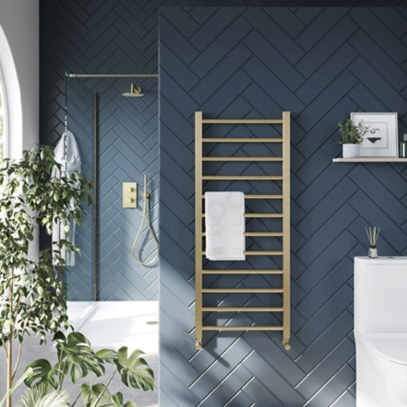Scudo Vibe 1200 x 500 Rail
- Brushed Brass