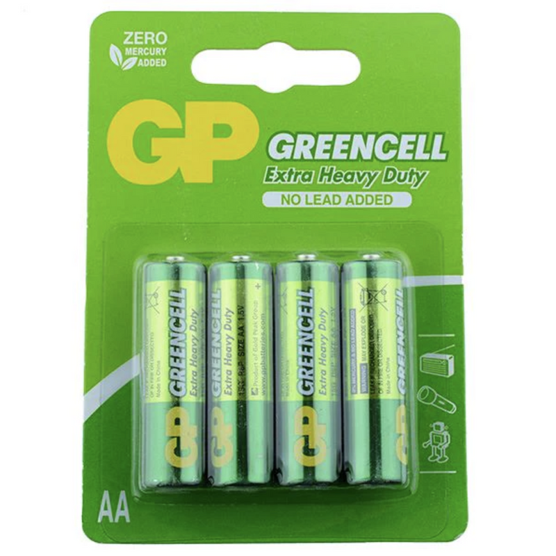 Greencell X-Heavy Duty Aa
Batteries - 4 Pack