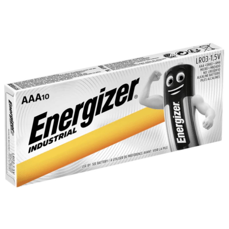 Energizer 638499 Industrial
Aaa Alkaline - Pack Of 10