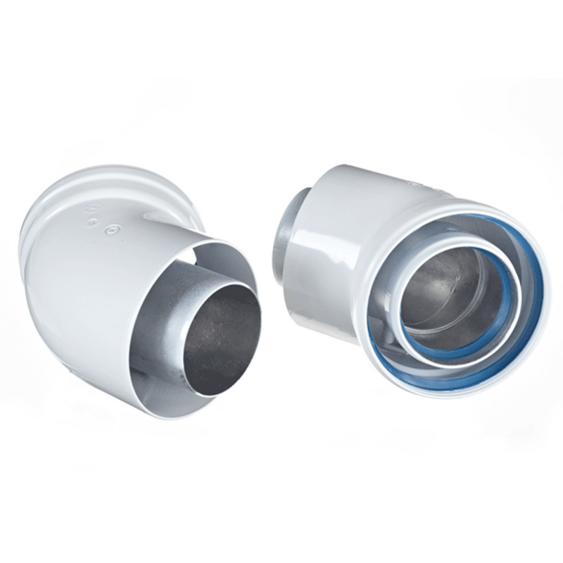 Baxi/Main Multifit 60/100 Pair
Of 135 Deg Flue Bends