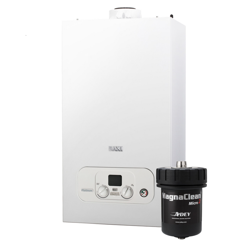 Baxi Platinum Compact Combi W/
Magnaclean Filter 36Kw