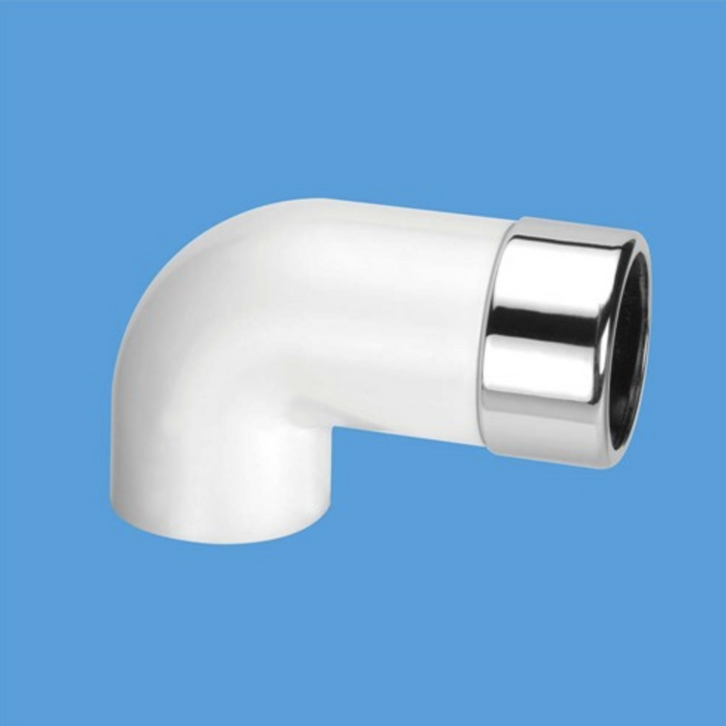 Mcalpine 90Deg Bend Long Cp To Abs - 32/35Mm