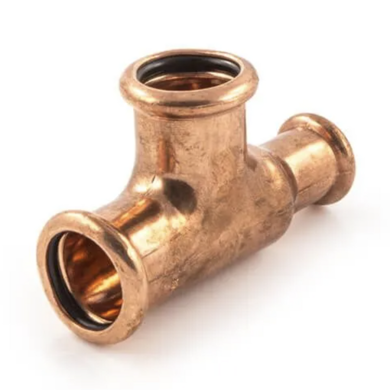 Press Water Tee End Reduced
- 22Mm X 15Mm X 22Mm