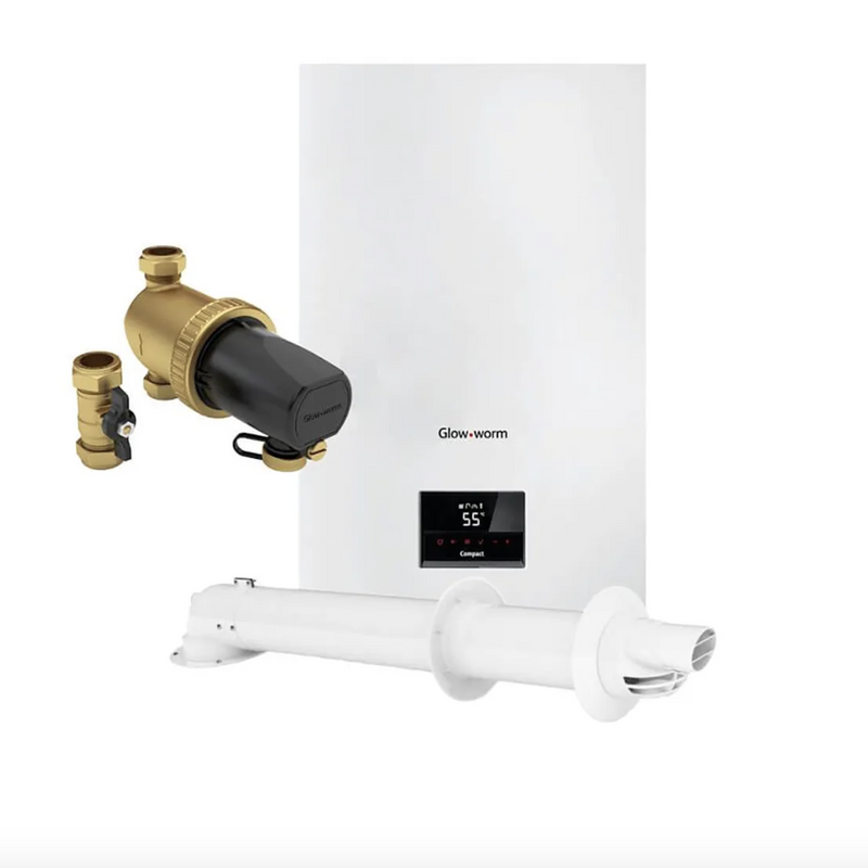 Glow-Worm Compact 28Kw
Horizontal Combi Boiler Pack