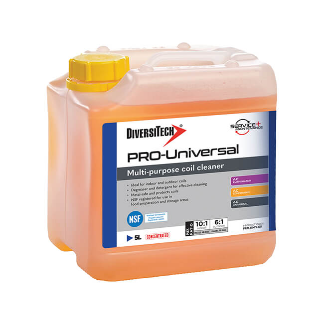 DiversiTech PRO-UNIV Concentrated Coil Cleaner - 5 Litres