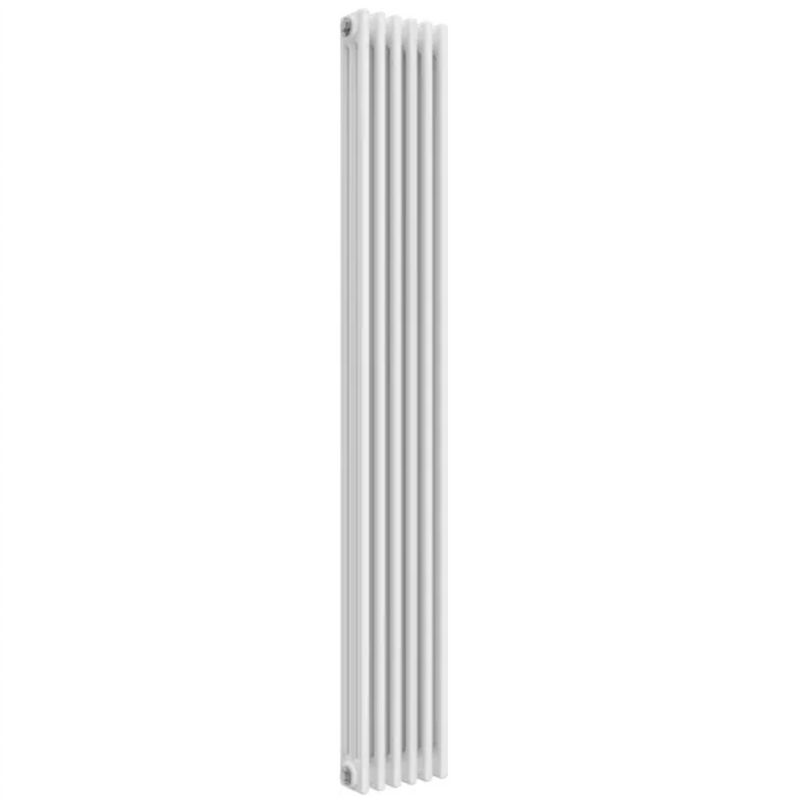 Vertical Triple Column White Radiator - 1800mm x 290mm