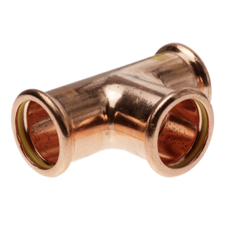 Press Fit Gas Tee - 28Mm