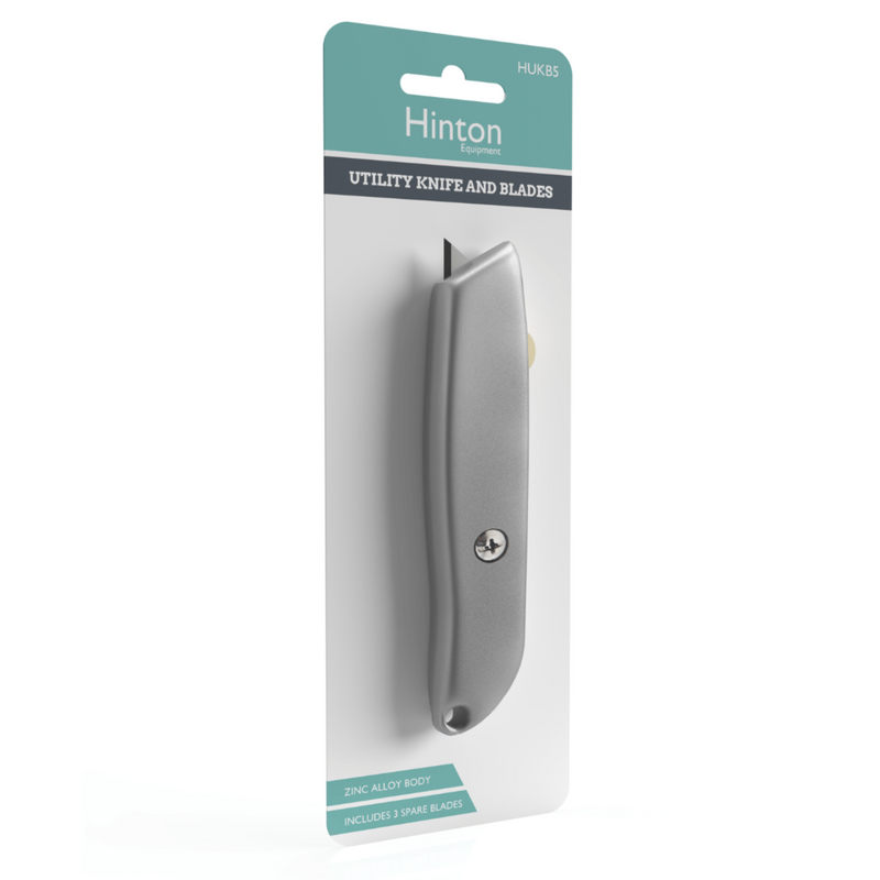 Hinton Retractable Utility
Knife C/W 3 Blades