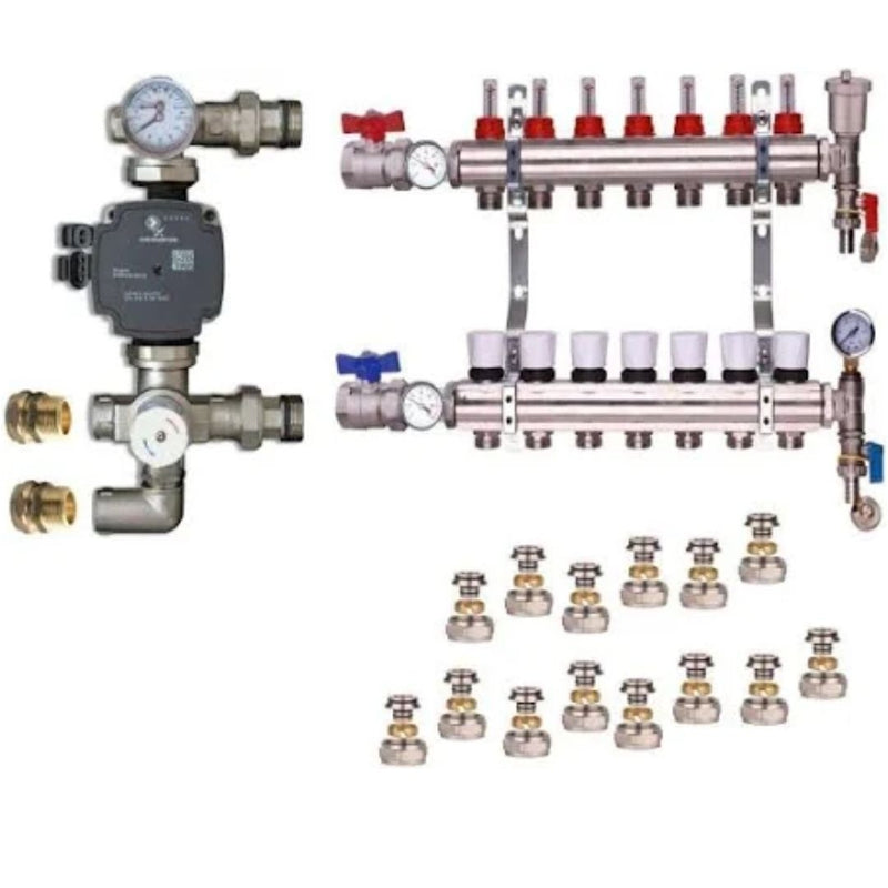 Underfloor Heating 4 Port Kit Complete Solution