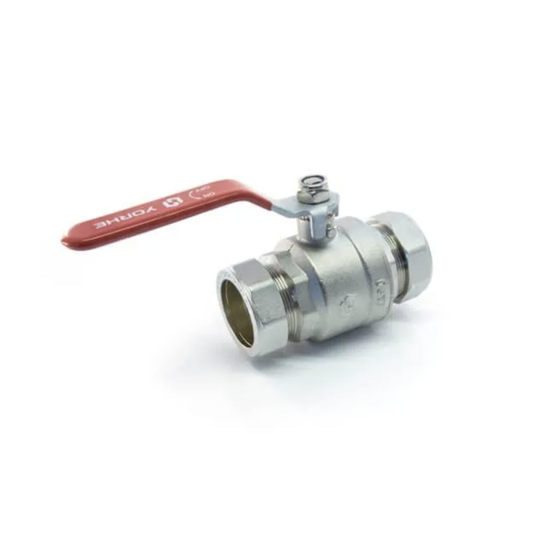 Lever Ball Valve Red Handle
- 54Mm