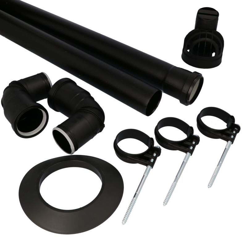 Vaillant Black 0.7M Horizontal
Flue - Plume Management Kit