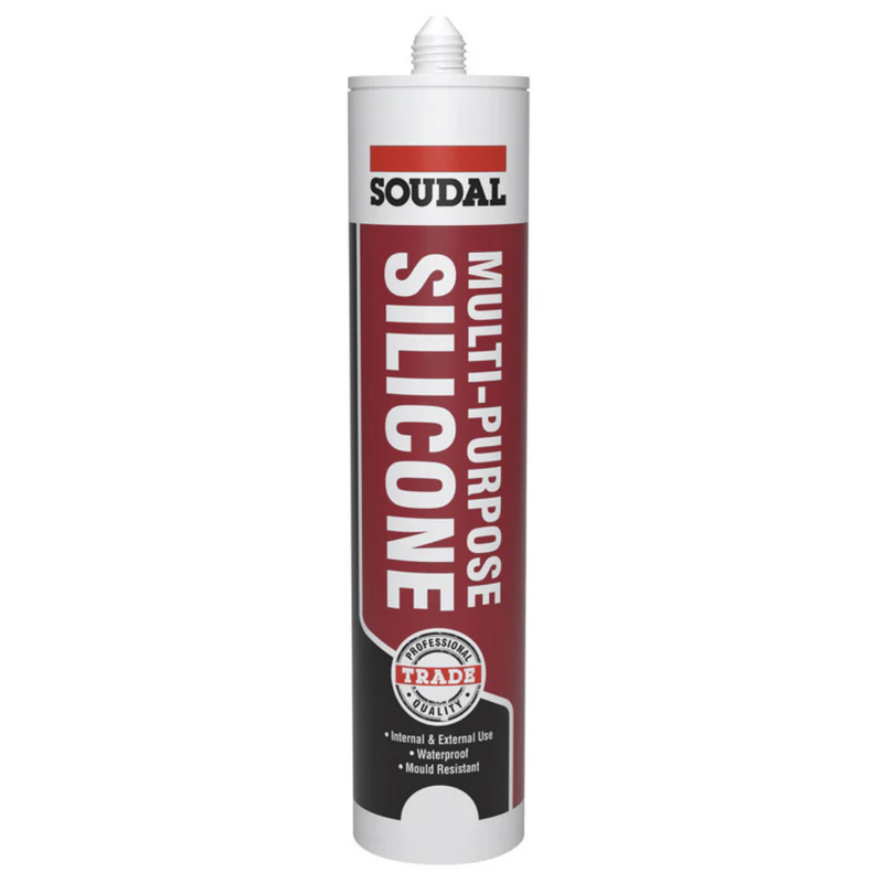 Soudal Multi Purpose Silicone Sealant - Grey