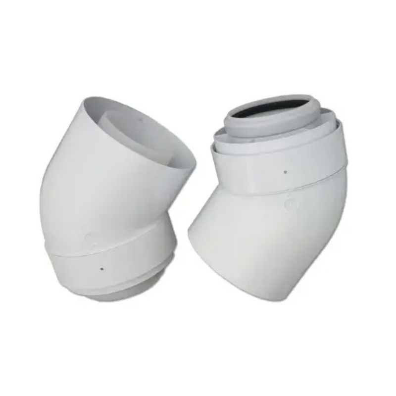 Viessmann 60/100 45 Degree
Flue Bend (Pair)