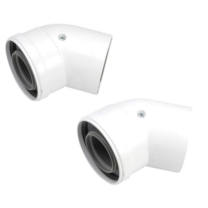 Worcester 100Mm 45Deg Flue
Bend (Pair)